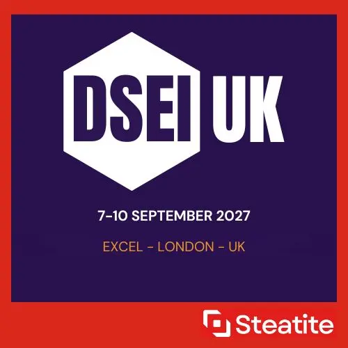 DSEI logo and event details