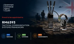NEWS-Steatite-Comms-GCA-Supplier Defence equipment with a national flag and description of the GCA framework