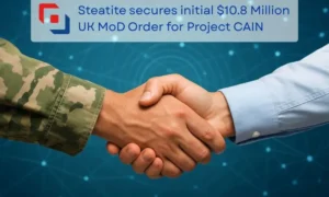 Hands shaking with text outlined MoD order