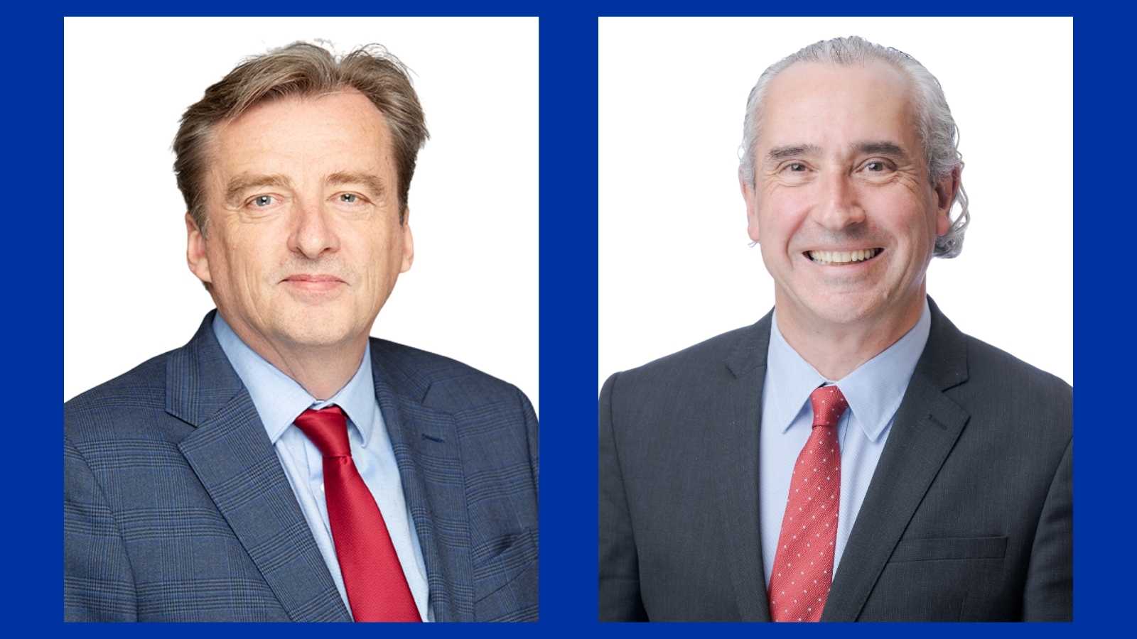 Profile photos of two Managing Directors