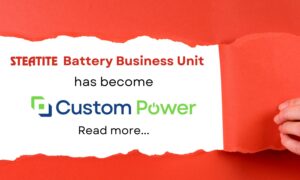 Steatite Batteries rebrands as Custom Power