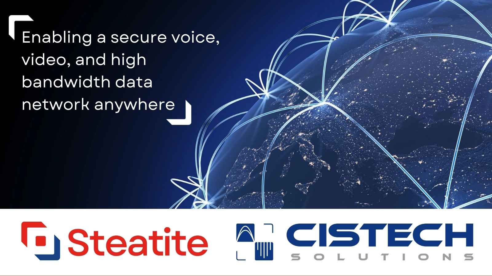 Cistech and Steatite logos with text details of a partnership